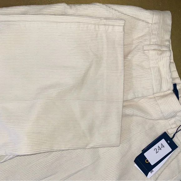 Piombo Cream Corduroy Trousers - NWT - Picture 7 of 8